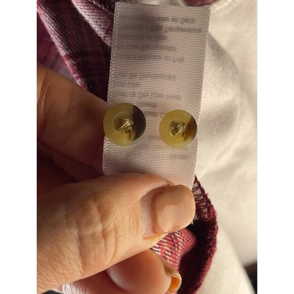 Jachs New York NWT Girlfriend classic plaid button down collar shirt Wmn Sz XL - Picture 8 of 8